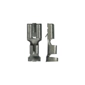 Nicht isolierter, weiblicher Flachsteckerkontakt